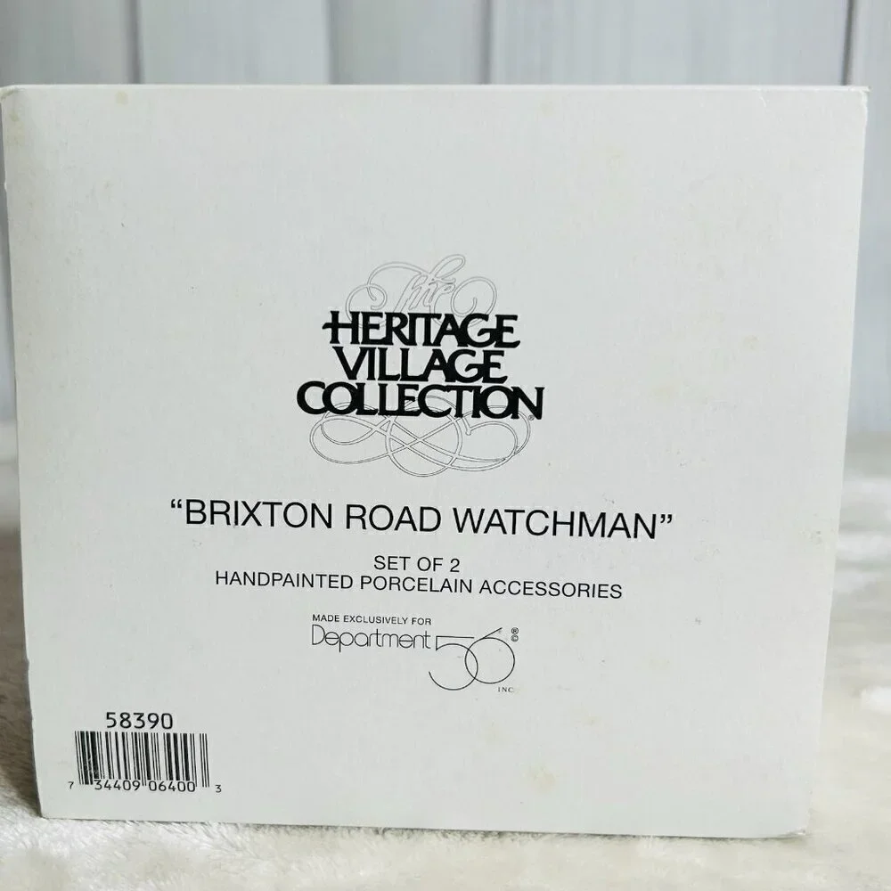 Department Dept 56 Heritage Village Collection BRIXTON ROAD WATCHMAN #58390 NEW